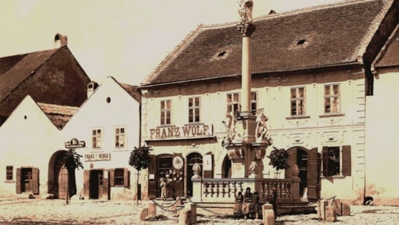 Das Geburtshaus von Adalbert Wolf in Neusiedl am See gibt es immer noch. (Bild: Gmasz)