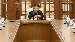 Kim Jong Un auf einem Bild vom 4. Juni 2021 (Bild: AFP)