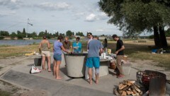 Die Grillplätze auf der Donauinsel sind beliebt. (Bild: MA 45/WIENER WILDNIS )