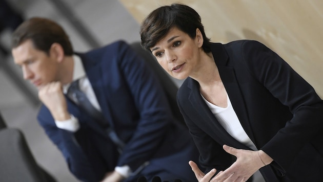 Bundeskanzler Sebastian Kurz (ÖVP) und SPÖ-Chefin Pamela Rendi-Wagner (Bild: APA/ROBERT JAEGER)