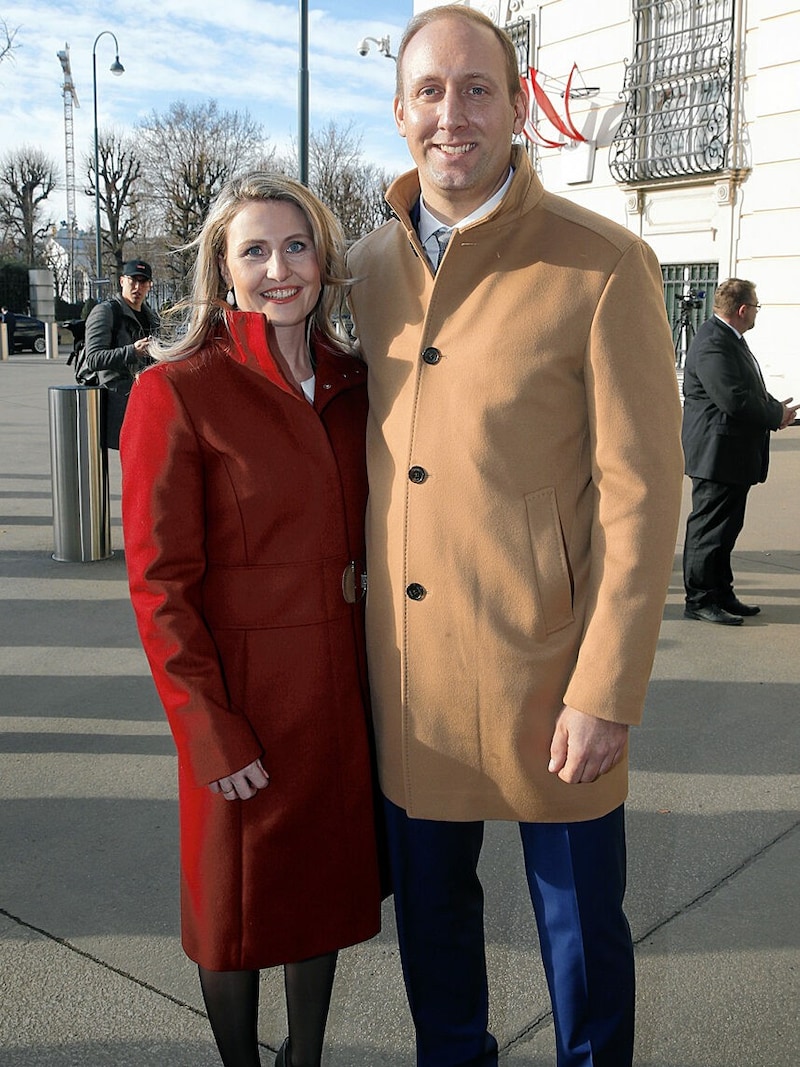 Ministerin Susanne Raab (ÖVP) und ihr Mann Christian erwarten im Juli ihr erstes Kind. (Bild: Reinhard Holl)