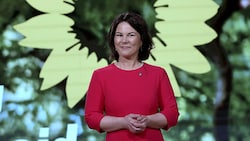 Annalena Baerbock war mit ihrer Rede beim Parteitag der Grünen nicht zufrieden. (Bild: AP)