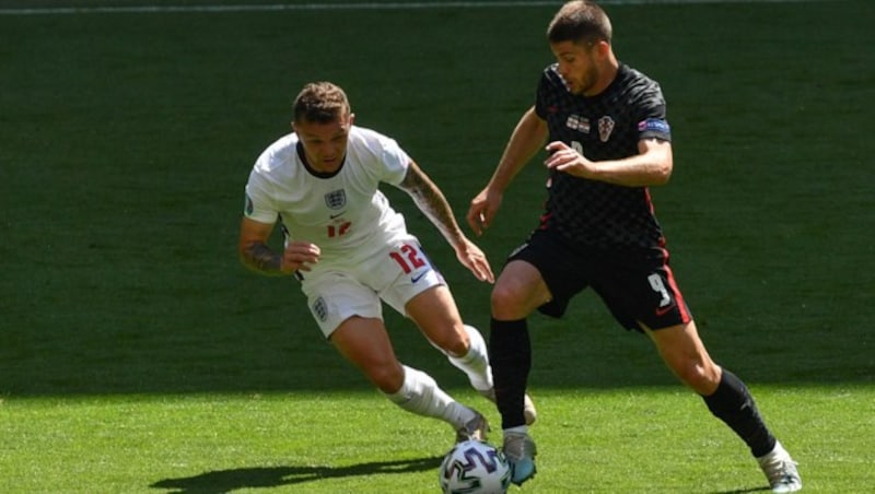 Kieran Trippier (L) und Andrej Kramaric (Bild: AFP/Justin Tallis)