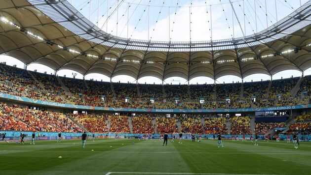 Das Bukarester Nationalstadion, in dem Österreich bei der EM zwei Auftritte hat, ist die neue sportliche Heimat von Vucur. (Bild: DIENER/Hochzwei)