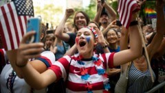 Die letzte Ticker-Tape-Parade in New York fand 2019 zu Ehren der weiblichen US-Fußballmannschaft statt. (Bild: Johannes EISELE / AFP)