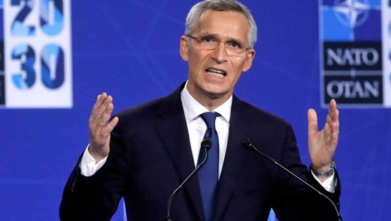 NATO-Chef Stoltenberg (Bild: ASSOCIATED PRESS)