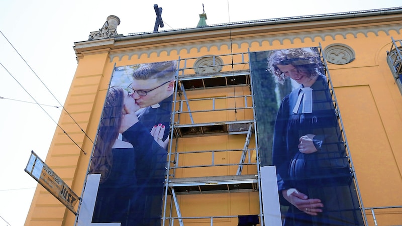 So präsentierte sich die Heilandskirche 2021: Die Fotos stammen von Helmut Lunghammer. (Bild: Christian Jauschowetz)