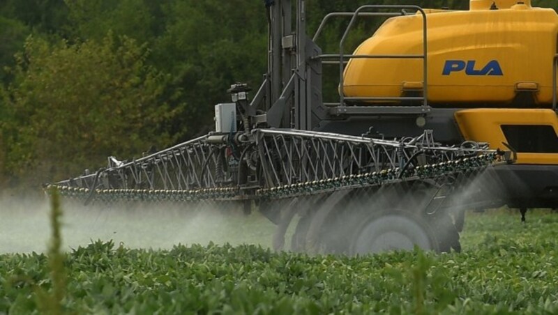 Der Einsatz von Glyphosat lässt weiter die Wogen hochgehen - der Konzern Bayer betont, dass das Mittel sicher sei. (Bild: AFP/Pablo Ahaonian)