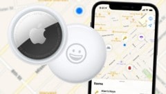 AirTags, kaum größer als eine Münze, wurde ursprünglich entwickelt, um leicht verlegbare Gegenstände wie Schlüssel oder auch Koffer zu orten. (Bild: Apple, Krone KREATIV)