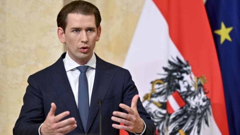 Bundeskanzler Kurz (Bild: APA/Herbert Neubauer)