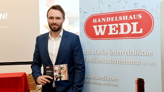 Sprecher und Mitglied der Geschäftsführung Lorenz Wedl präsentiert den Wedl Food Report des Jahres 2021. (Bild: Wedl)