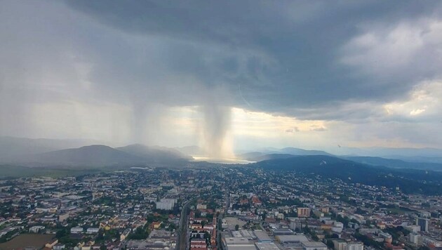 Dieses malerische Foto wurde aus dem Hubschrauber aufgenommen. (Bild: zVg)