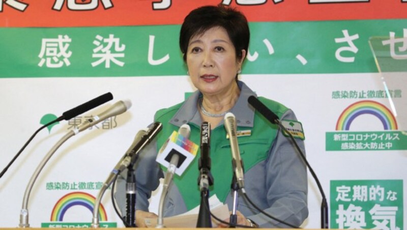 Yuriko Koike (Bild: AFP)