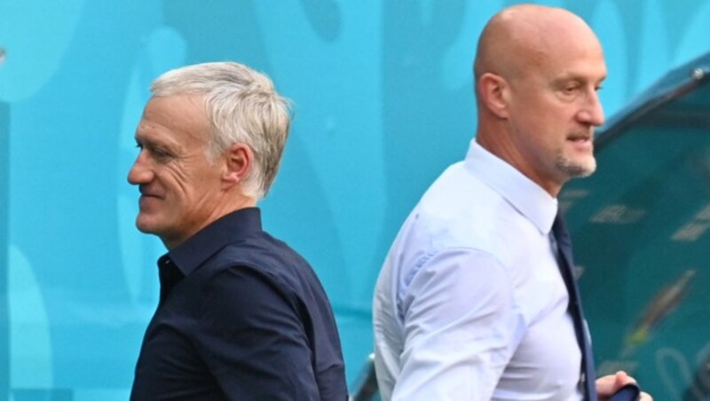 Didier Deschamps (li.) und Marco Rossi (re.) (Bild: AFP and licensors)