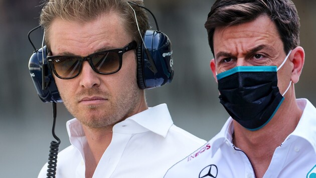 Nico Rosberg (li.) und Toto Wolff (Bild: GEPA )