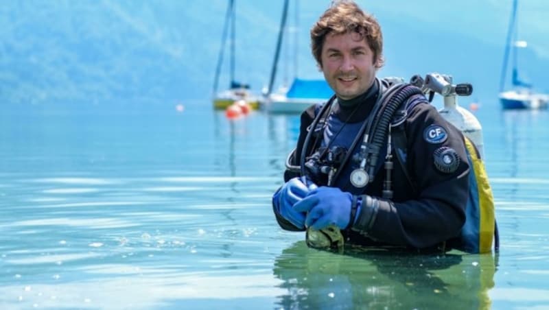 Markus Sturm ist geübter Rettungstaucher und Tauchlehrer (Bild: Einöder Horst)