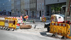 Laut Polizei ereignete sich der fatale Unfall am Franz-Josef-Kai. Dort wird gerade ein Kreisverkehr errichtet. (Archivbild) (Bild: ANDREAS TROESTER)