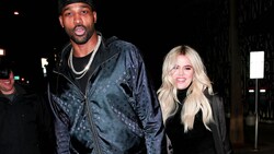 Khloe Kardashian mit Tristan Thompson Anfang des Jahres in Hollywood (Bild: www.PPS.at)