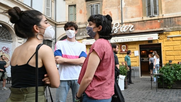 Das römische Lokalviertel Trastevere (Bild: AFP)