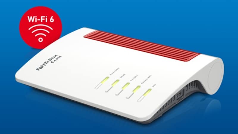 Mit neuestem WLAN nach 802.11ax-Standard ist die Fritzbox 6660 moderner ausgestattet als die meisten Router-Modem-Kombinationen der Provider. (Bild: AVM)