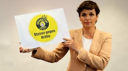 SPÖ-Chefin Pamela Rendi-Wagner unterstützt die Initiative gegen das AKW Krško. (Bild: Christian Jauschowetz)