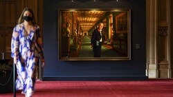 Die Schau namens „Prince Philip: A Celebration“ ist bis 20. September für Besucher des königlichen Schlosses Windsor nahe London zu sehen. (Bild: APA/Steve Parsons/PA via AP)