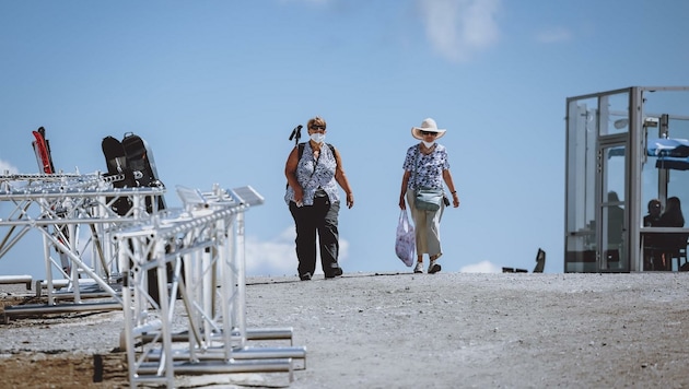 Das Kitzsteinhorn wird dieser Tage bereits gut besucht (Bild: EXPA/ JFK)