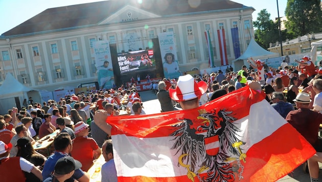 Das einmonatige Public Viewing geht am Freitag los. (Bild: Rojsek-Wiedergut Uta)