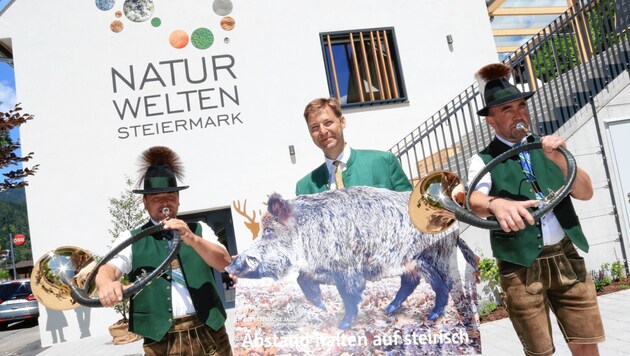 Initiator Franz Mayr-Melnhof eröffnete gestern die Naturwelten Steiermark (Bild: Christian Jauschowetz)