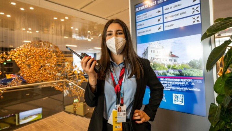 Traumjob? Mit Sicherheit! Lea-Marie Pichler, Security am Red Bull Ring. (Bild: Jörg Mitter)