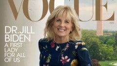 Jill Biden ziert das Cover der neuen Ausgabe der „Vogue“. (Bild: instagram.com/voguemagazin)