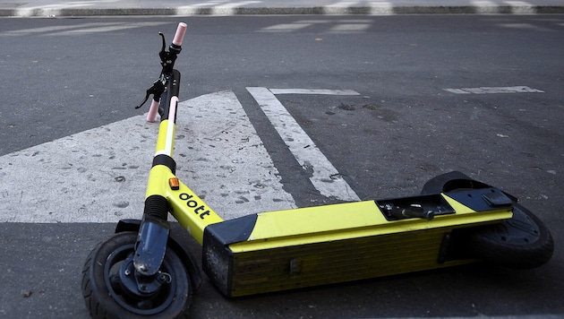 Accidents involving e-scooters have become more frequent in recent years. (Bild: AFP)