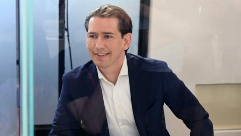 Sebastian Kurz entschlug sich bei unangenehmen Fragen mehrmals. (Bild: APA/HELMUT FOHRINGER)