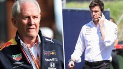 Helmut Marko (li.) und Toto Wolff (Bild: GEPA )