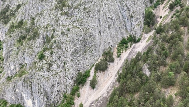 Auf diesem Klettersteig in Nassereith ereignete sich am Mittwoch der tödliche Unfall. (Bild: ZOOM.TIROL)
