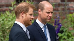 Ein Krisengipfel des Palasts soll die Brüder Harry und William wieder zusammenbringen. (Bild: AFP)