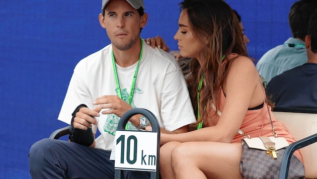 Dominic Thiem with girlfriend Lilli Paul-Roncalli (Bild: Sepp Pail)