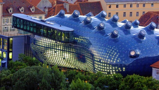 Das Grazer Kunsthaus (Bild: Christian Jauschowetz)