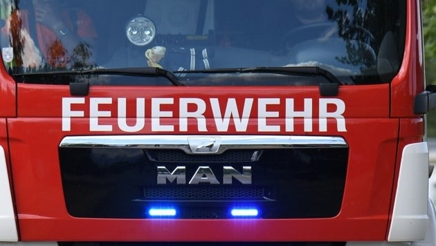 Die Feuerwehr Liebenfels stand mit zehn Mann und zwei Fahrzeugen im Einsatz (Symbolbild) (Bild: P. Huber)