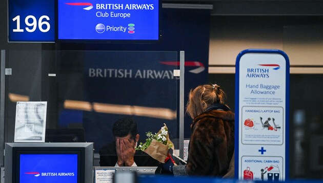 Flug nach London (Bild: AFP)