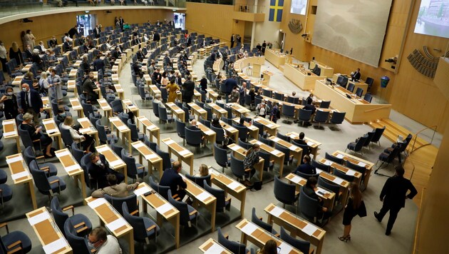Das Parlament in Schweden (Bild: AP)
