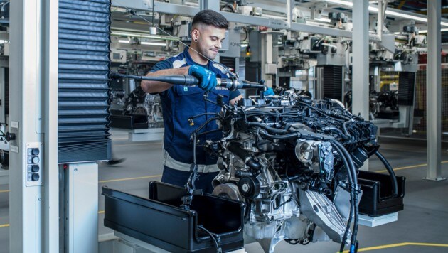 Wird die Kurzarbeit im BMW-Werk Steyr angemeldet, gilt sie auch für Zeitarbeitskräfte. (Bild: BMW Group Werk Steyr)