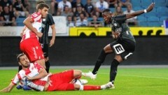 Kelvin Yeboah (r.) brennt aufs Duell mit Udinese (Bild: Pail Sepp)