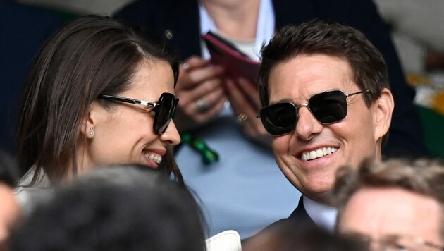 Tom Cruise kam mit Hayley Atwell nach Wimbledon - ein Liebes-Outing? (Bild: AFP)
