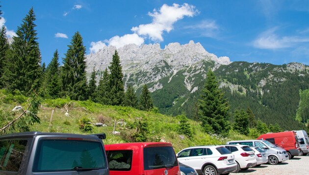 In der Nähe der „Wochenbrunner Alm“ passierte der Alpinunfall (Bild: Zoom.Tirol)