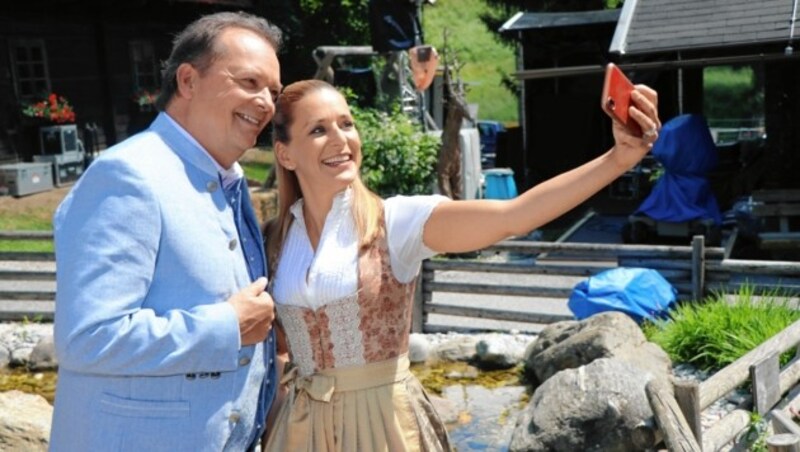 Arnulf & Stefanie: ein Selfie als Erinnerung. (Bild: WILFRIED KRIERER)