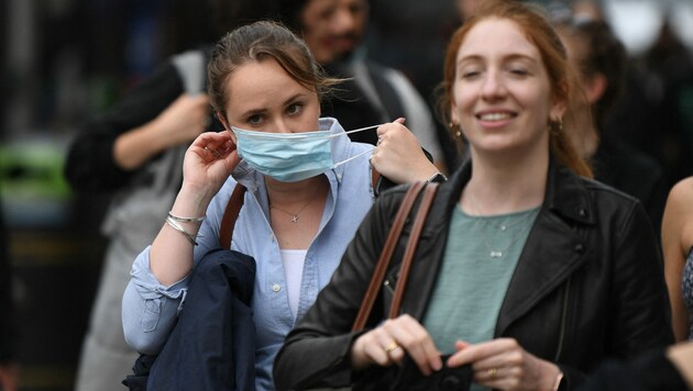 Mit dem „freedom-day“ am 17. Juli, sollen in Großbritannien alle Einschränkungen fallen. (Bild: AFP/DANIEL LEAL-OLIVAS)