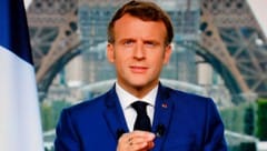 Präsident Emmanuel Macron (Bild: APA/AFP/Ludovic MARIN)