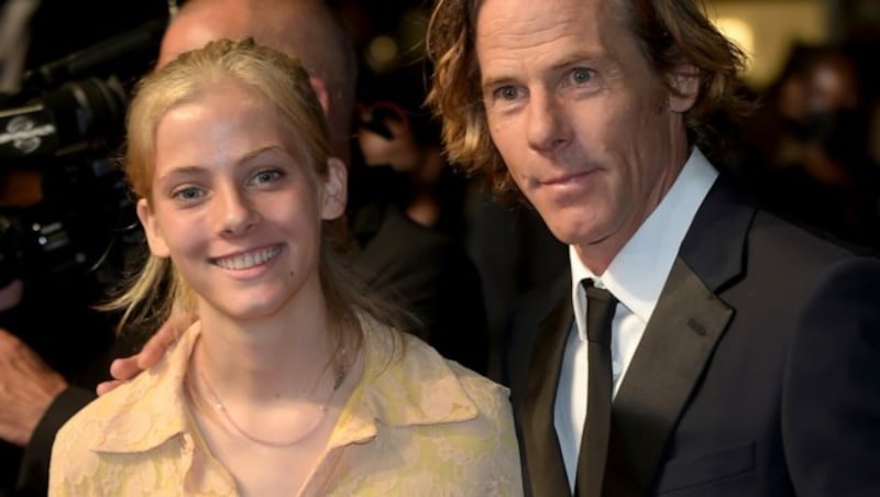 Danny Moder brachte Tochter Hazel mit auf den roten Teppich in Cannes. (Bild: Alberto Terenghi / PA / picturedesk.com)