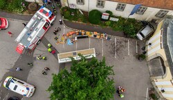 Der Schauplatz des tragischen Unfalls in St. Florian (Bild: Kerschbaummayr Werner)